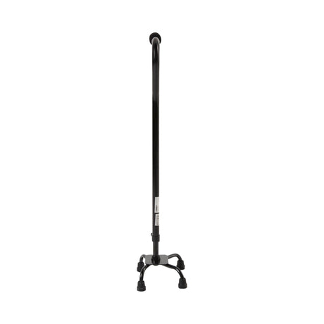Small Base Quad Cane McKesson Steel 30 to 39 Inch Height Black - BeHope
