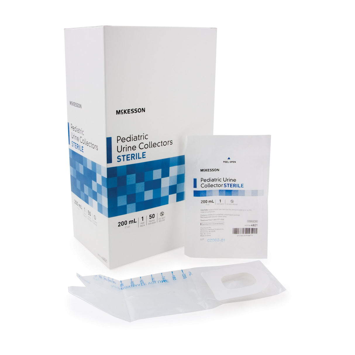 Pediatric Urine Collection Bag McKesson Adhesive Closure Sterile - BeHope