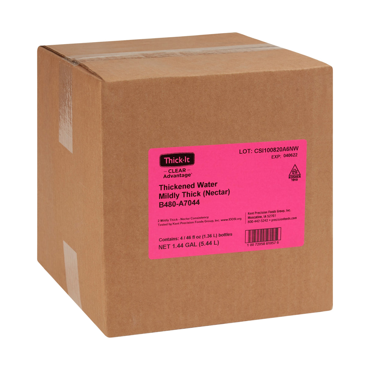 Thickened Water Thick-it® Clear Advantage® Unflavored for Swallowing Disorders - BeHope