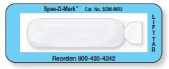 Radiology Skin Marker MRI Spee-D-Mark™ Oblong General Use - BeHope