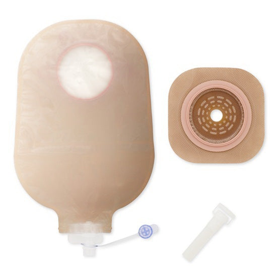 Urostomy Pouch New Image™ Two-Piece System 9 Inch Length Flat, Trim to Fit Up to 2-1/4 Inch Stoma Drainable - BeHope