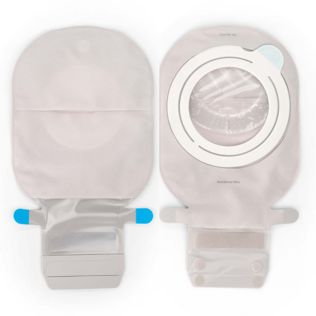 Ostomy Pouch SenSura® Mio Flex EasiClose™ Two-Piece System 10-1/4 Inch Length, Midi Drainable - BeHope