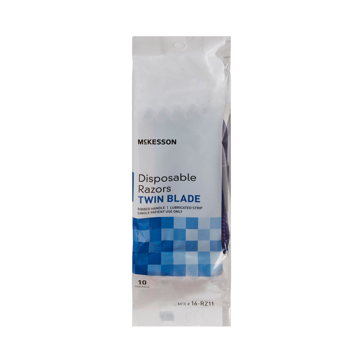 McKesson Disposable Razor with Lubricating Strip - BeHope