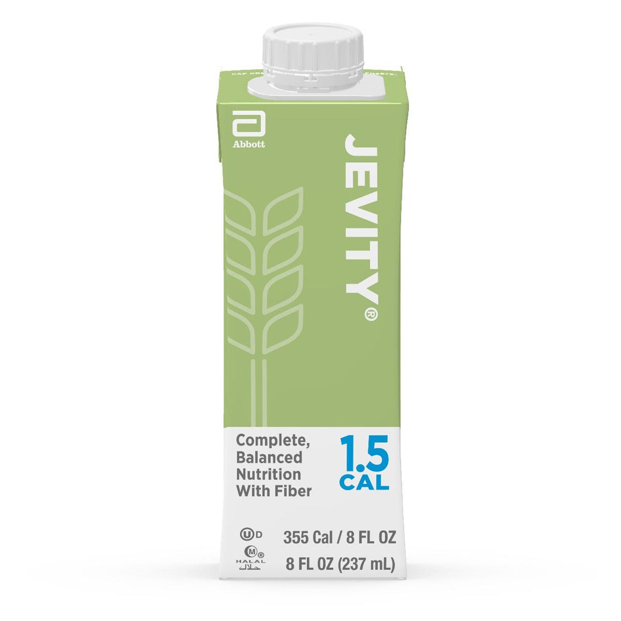 Tube Feeding Formula Jevity® 1.5 Cal with Fiber Unflavored Liquid 8 oz. Reclosable Carton - BeHope