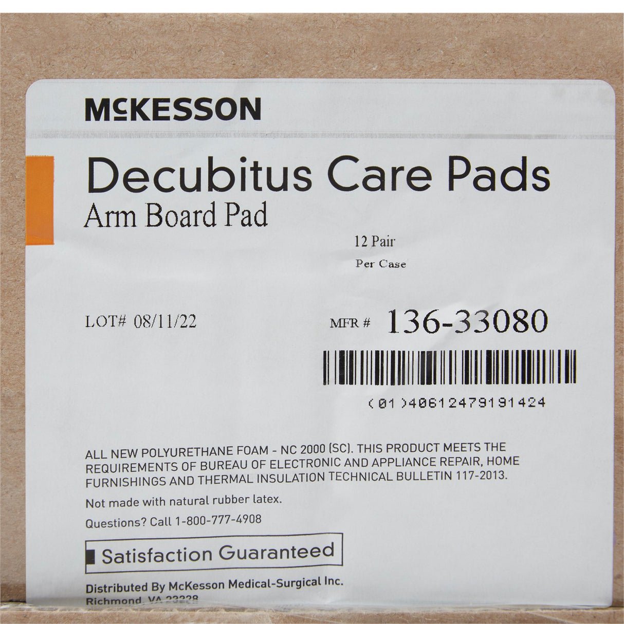 Armboard Pads McKesson For Use with Adding Aditional Padding to Standard Armboards - BeHope