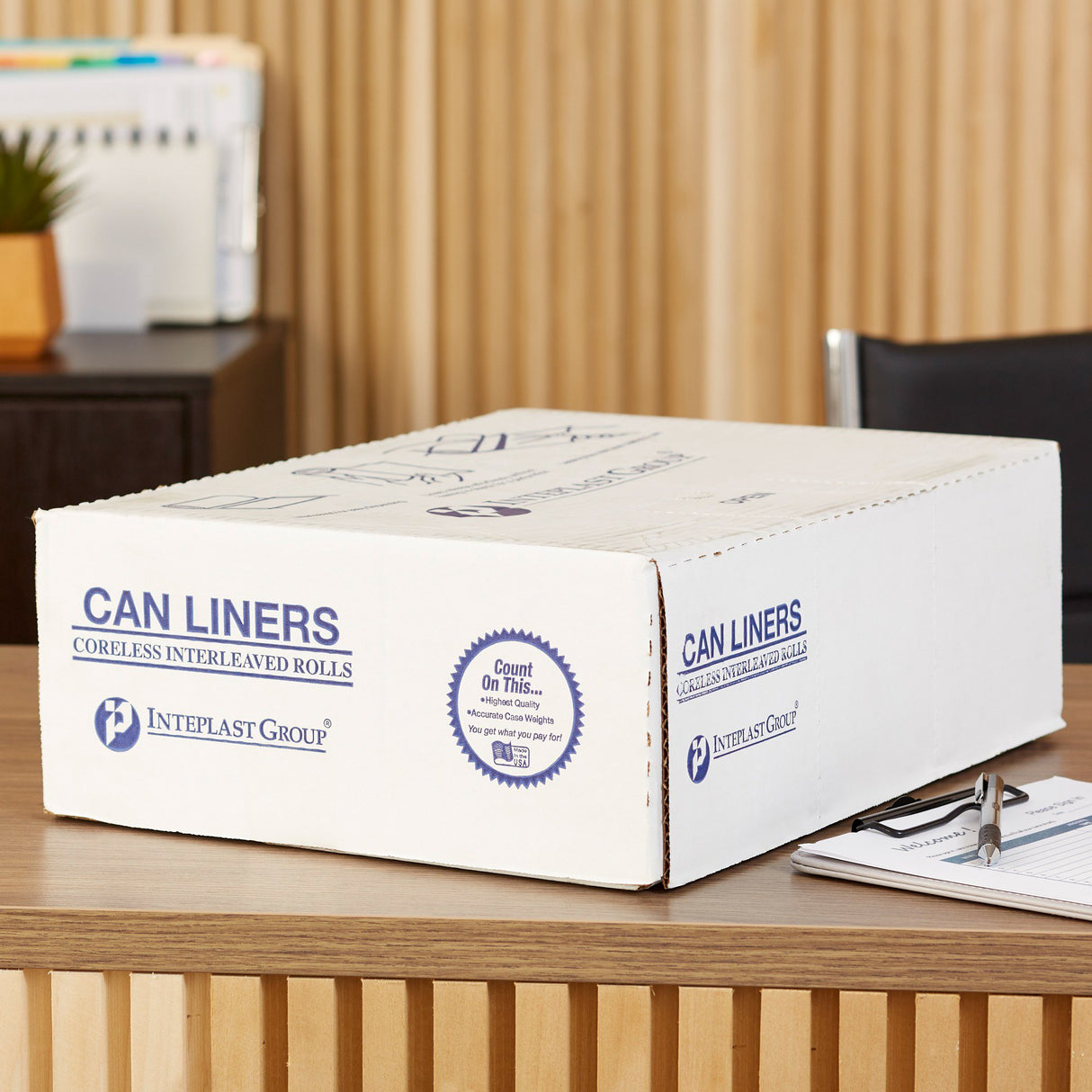 Trash Bag McKesson 45 gal. Clear HDPE 16 Mic. 40 X 48 Inch Star Seal Bottom Coreless Roll - BeHope