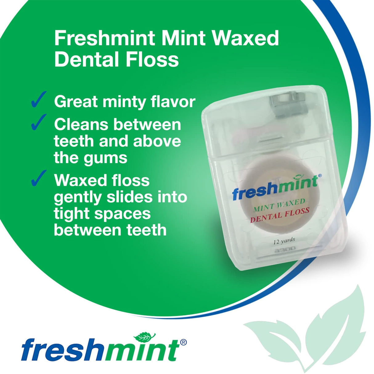 Dental Floss Freshmint® 12 Yard Mint Flavor - BeHope