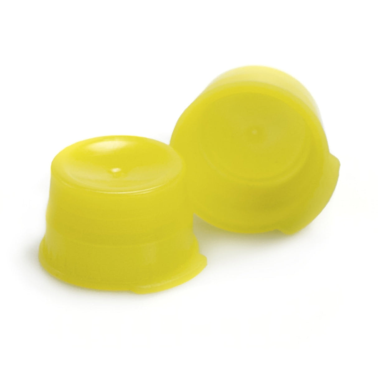 McKesson Tube Closure Polyethylene Snap Cap Yellow 13 mm For Use with 13 mm Blood Drawing Tubes, Glass Test Tubes, Plastic Culture Tubes NonSterile - BeHope