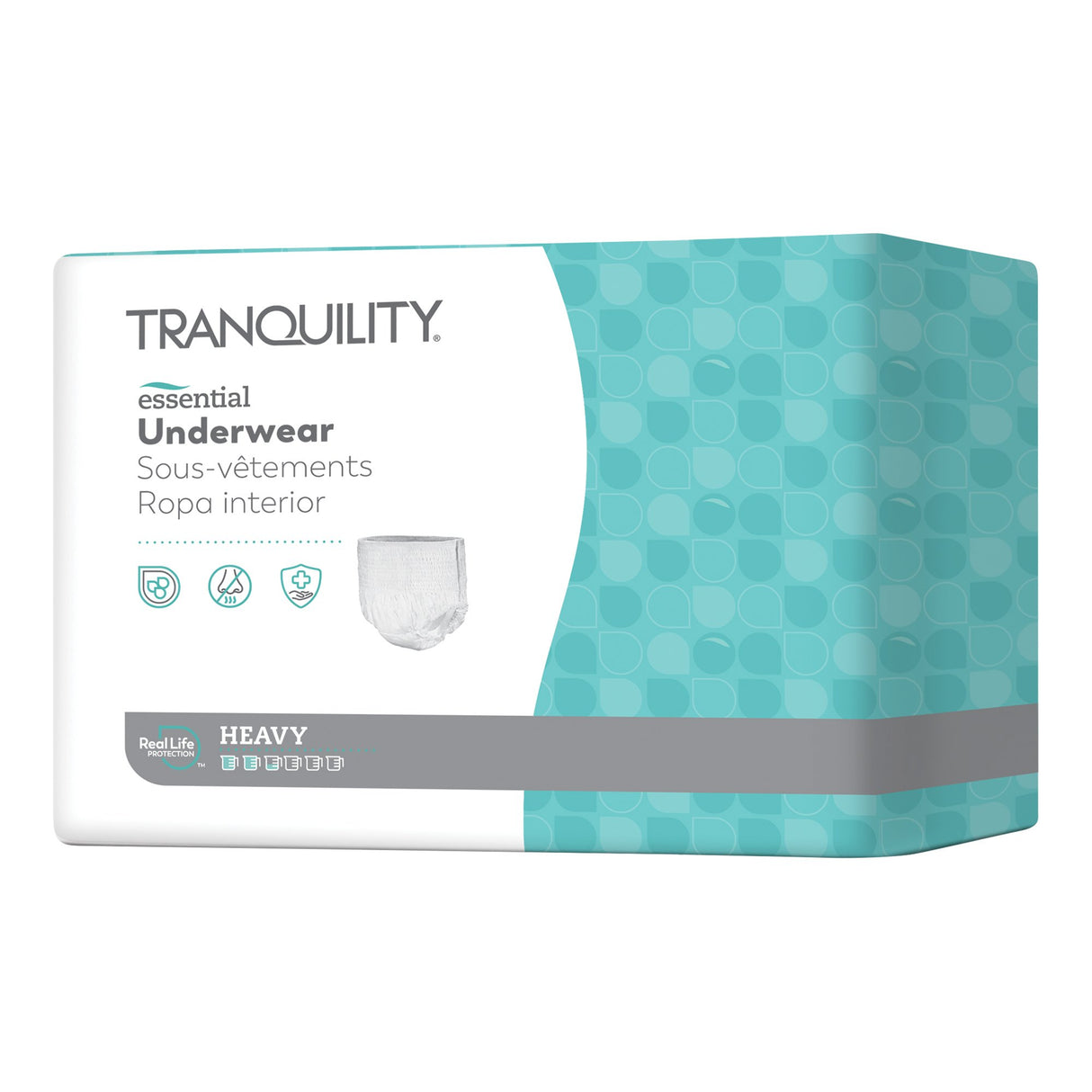 Unisex Youth Absorbent Underwear Tranquility® Essential Pull On with Tear Away Seams Medium Disposable Heavy Absorbency - BeHope