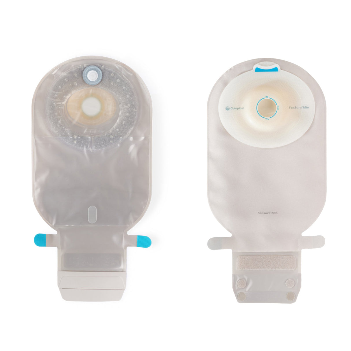 Ostomy Pouch SenSura® Mio Convex One-Piece System 11 Inch Length, Maxi Convex Light, Pre-Cut 1 Inch Stoma Drainable - BeHope