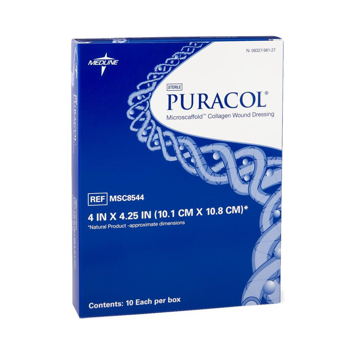 Collagen Dressing Puracol® 4 X 4-1/4 Inch Rectangle Sterile - BeHope