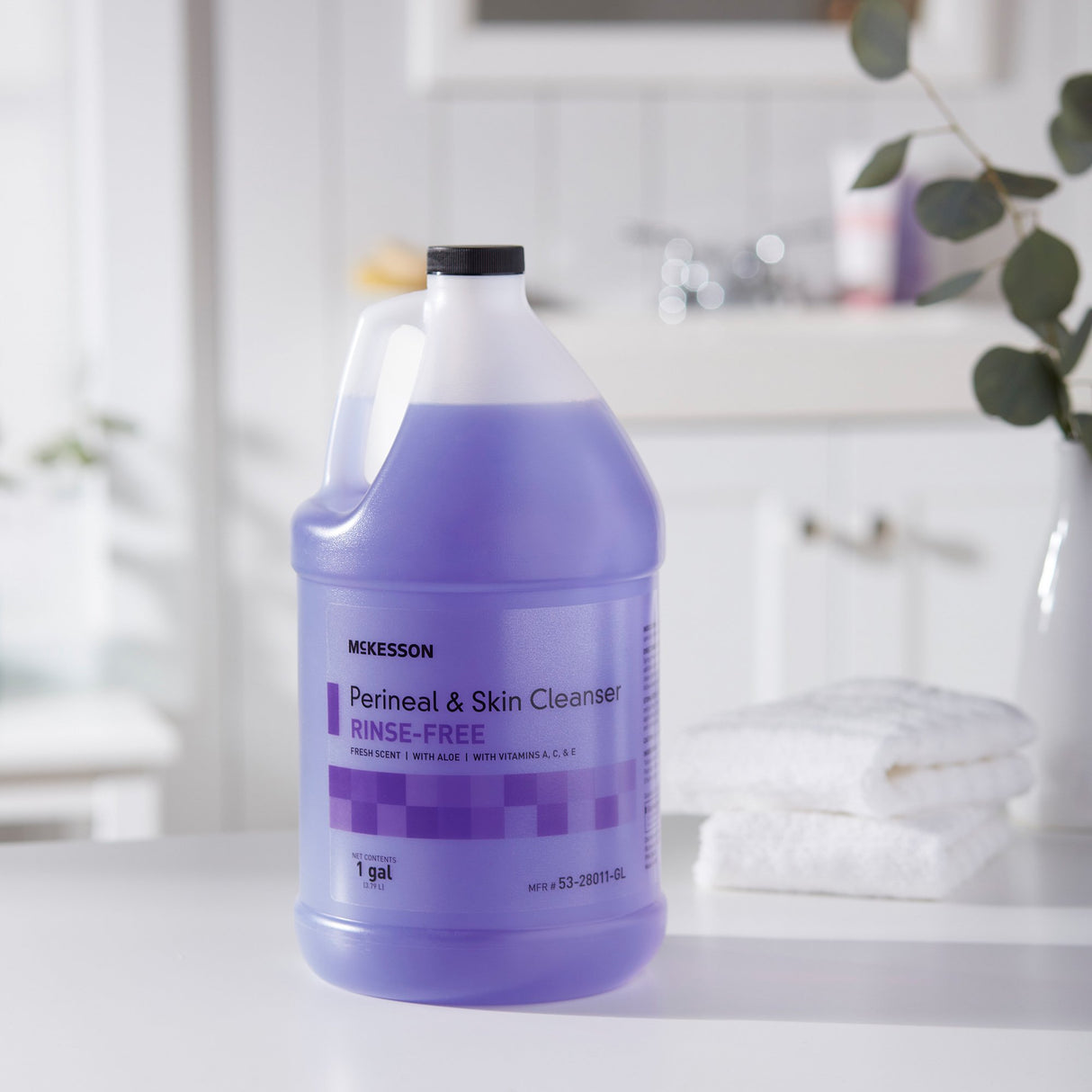 Rinse-Free Perineal Wash McKesson Liquid 1 gal. Jug Fresh Scent - BeHope