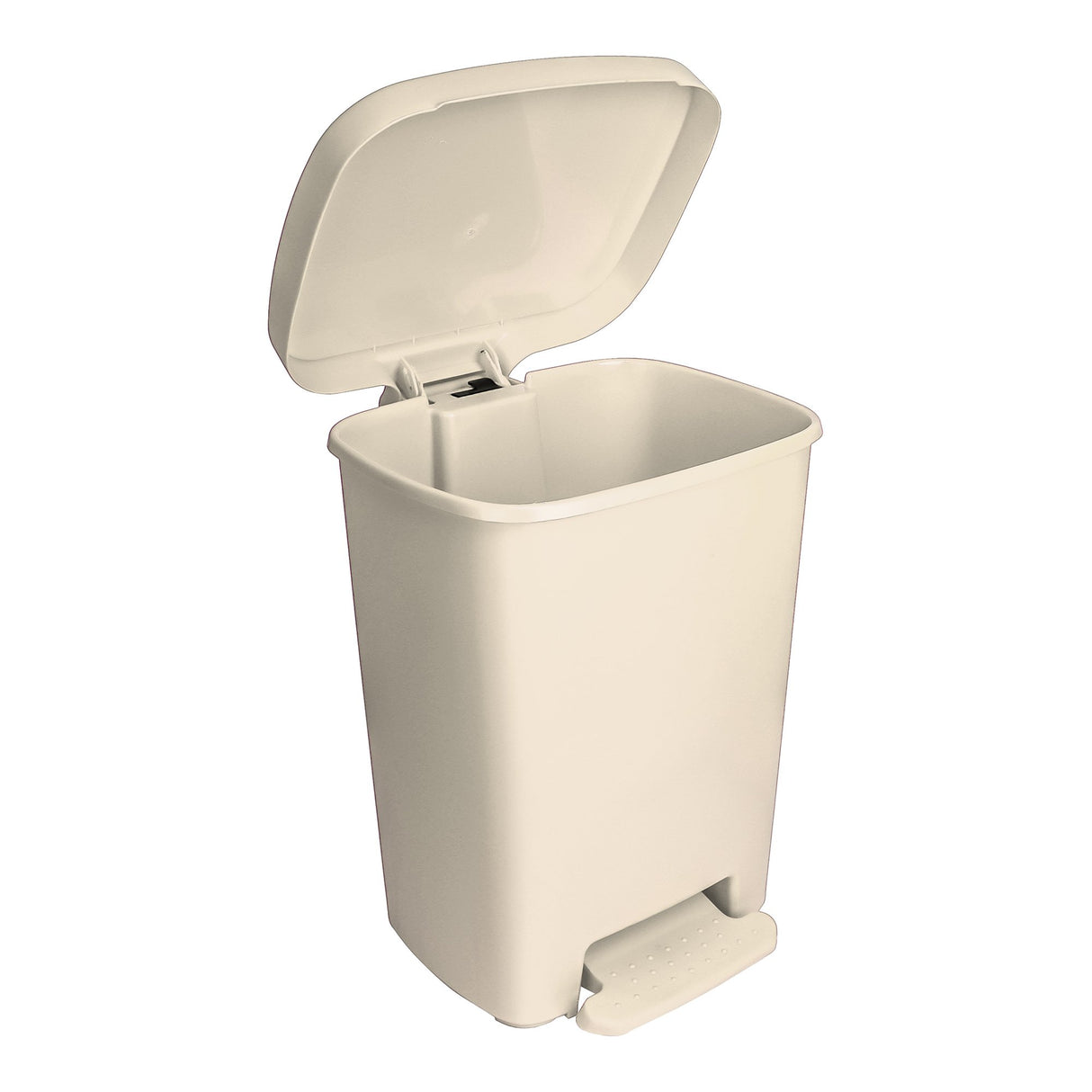 Trash Can McKesson 32 Quart / 8 gal. Beige Plastic Rectangular - BeHope