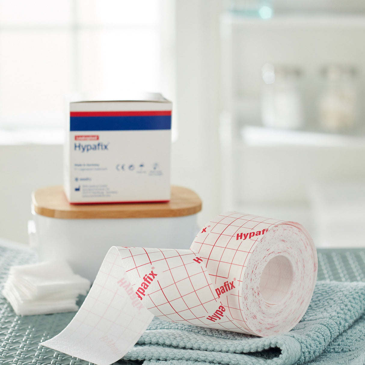Dressing Retention Tape with Liner Hypafix® White 2 Inch X 10 Yard Nonwoven Polyester NonSterile - BeHope