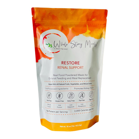Oral Supplement Whole Story Meals Restore Renal Support Powder 16 oz. - BeHope