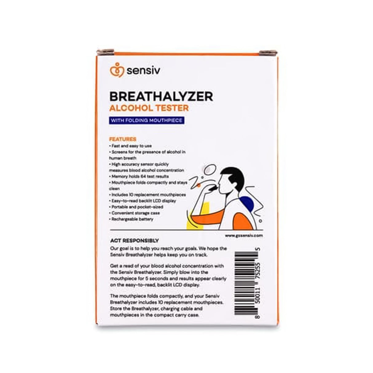 Breath Analyzer Sensiv Non-Regulated - BeHope
