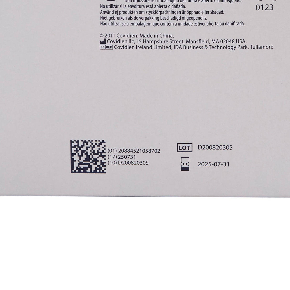 Gauze Sponge Curity™ 4 X 4 Inch 8-Ply Sterile 2 per Pack - BeHope