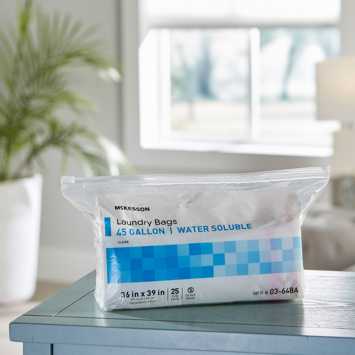 Laundry Bag McKesson Water Soluble 40 to 45 gal. Capacity 36 X 39 Inch