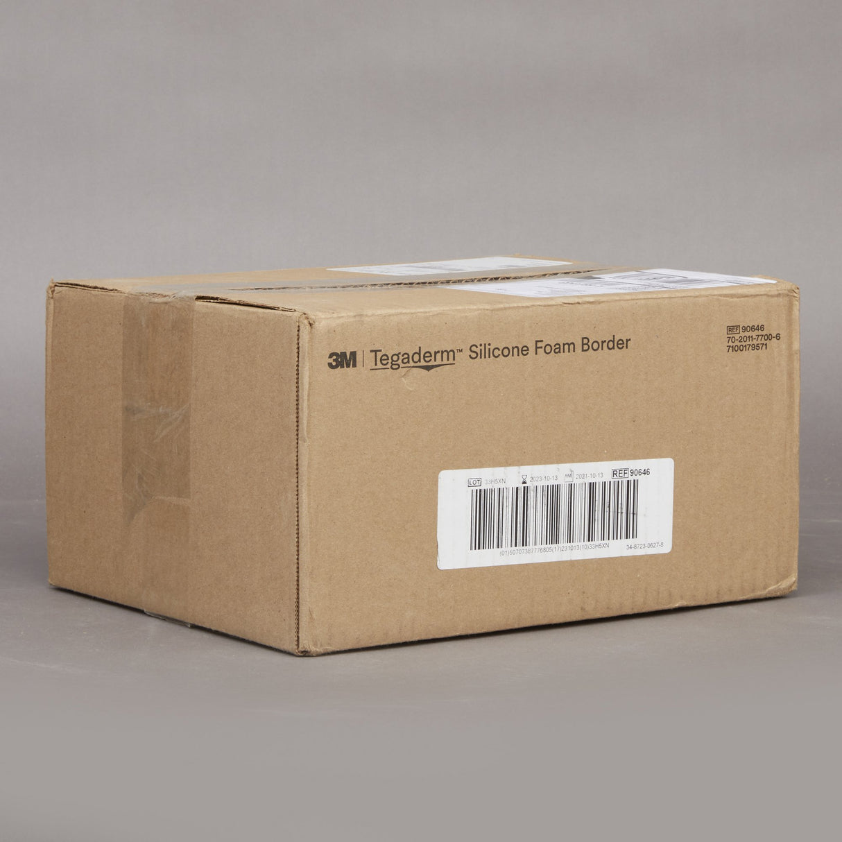 Foam Dressing 3M™ Tegaderm™ 6-1/2 X 6-1/2 Inch With Border Film Backing Silicone Adhesive Heel / Contour Sterile - BeHope