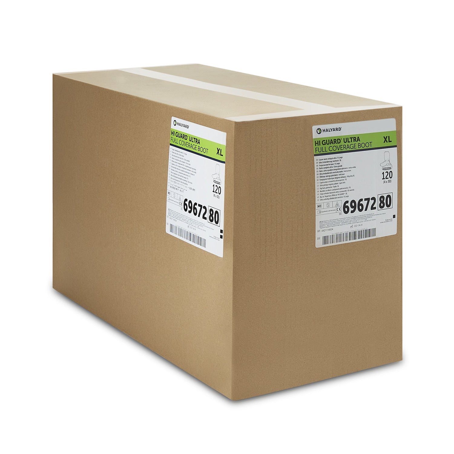 Boot Cover Hi Guard® X-Large Knee High Nonskid Sole Blue NonSterile - BeHope