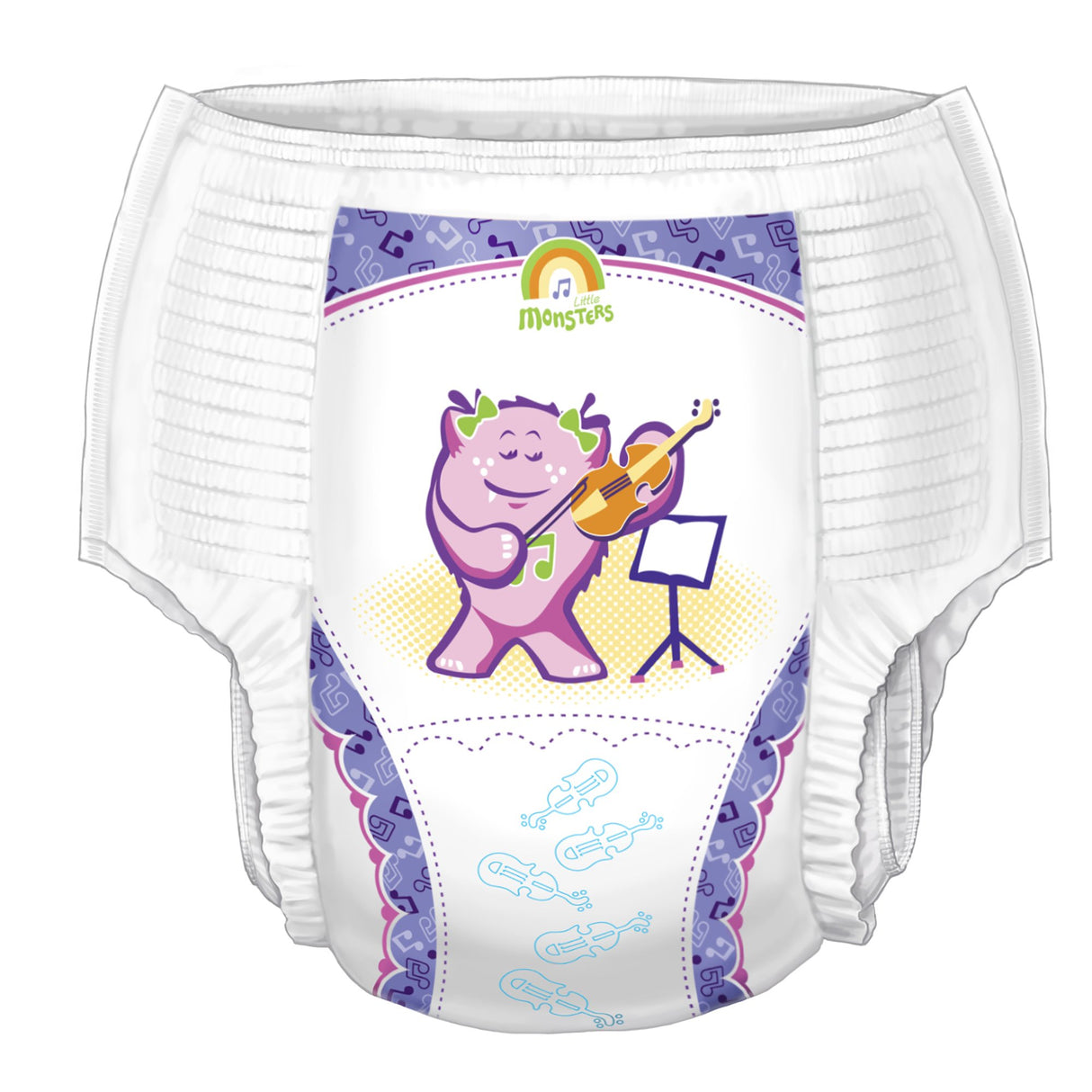 Female Toddler Training Pants Cardinal Health™ Wings™ Pull On with Tear Away Seams Size 4T to 5T Disposable Heavy Absorbency - BeHope