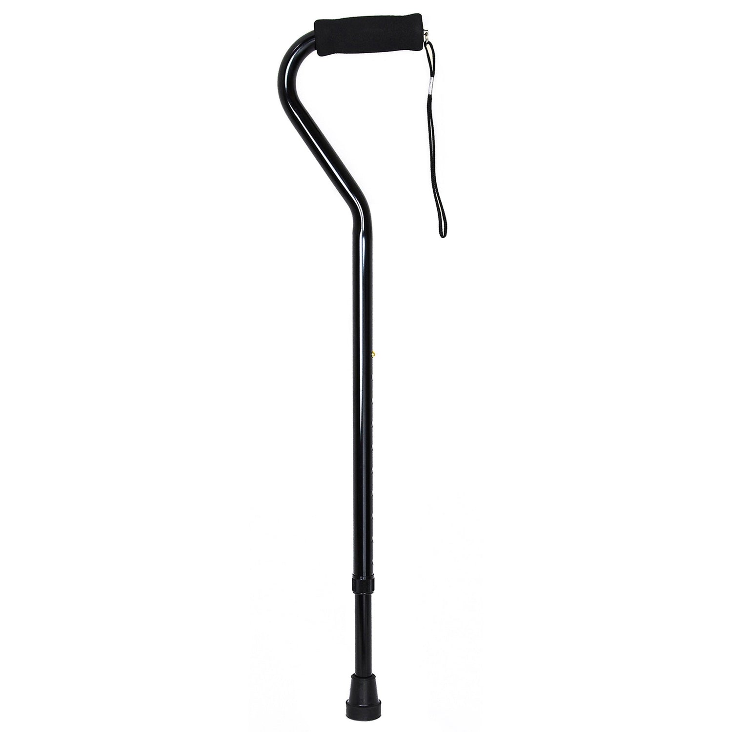 Offset Cane McKesson Aluminum 30 to 39 Inch Height Black - BeHope