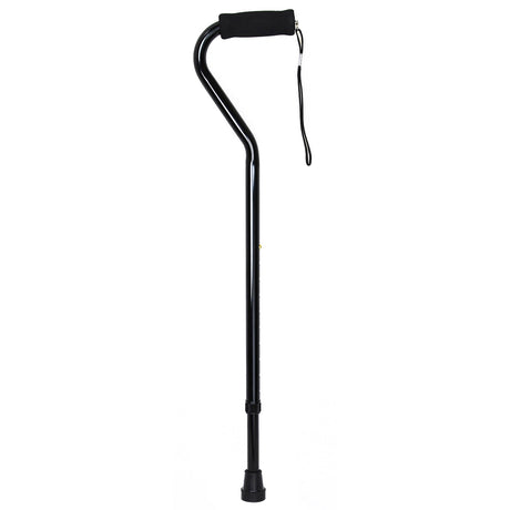 Offset Cane McKesson Aluminum 30 to 39 Inch Height Black - BeHope