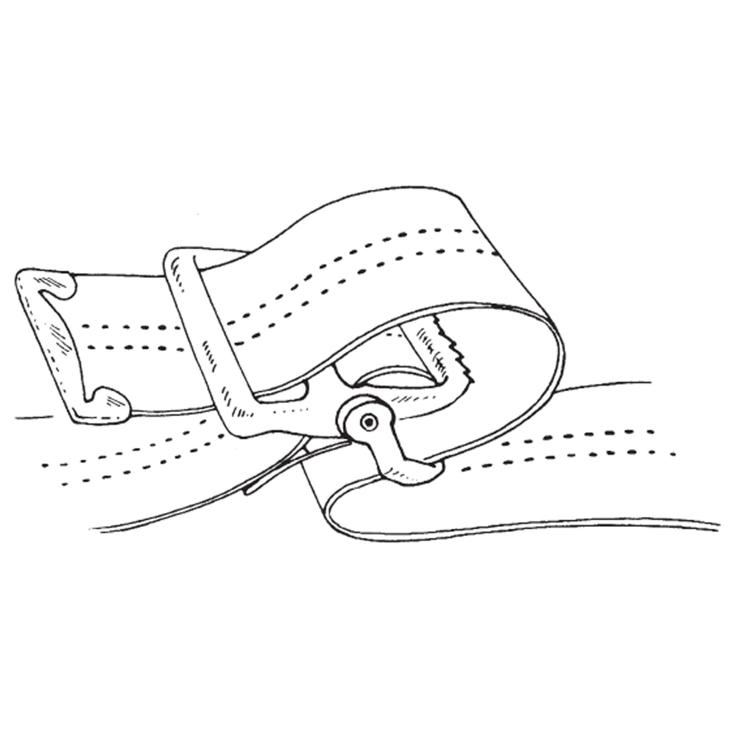 Gait Belt SkiL-Care™ 72 Inch Length Pastel Stripe Cotton - BeHope