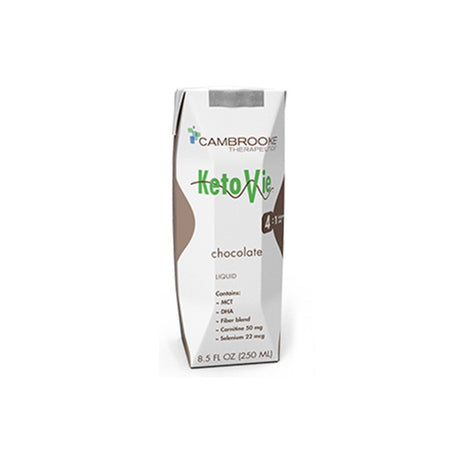 Oral Supplement KetoVie® 4:1 Chocolate Flavor Liquid 8.5 oz. Carton - BeHope