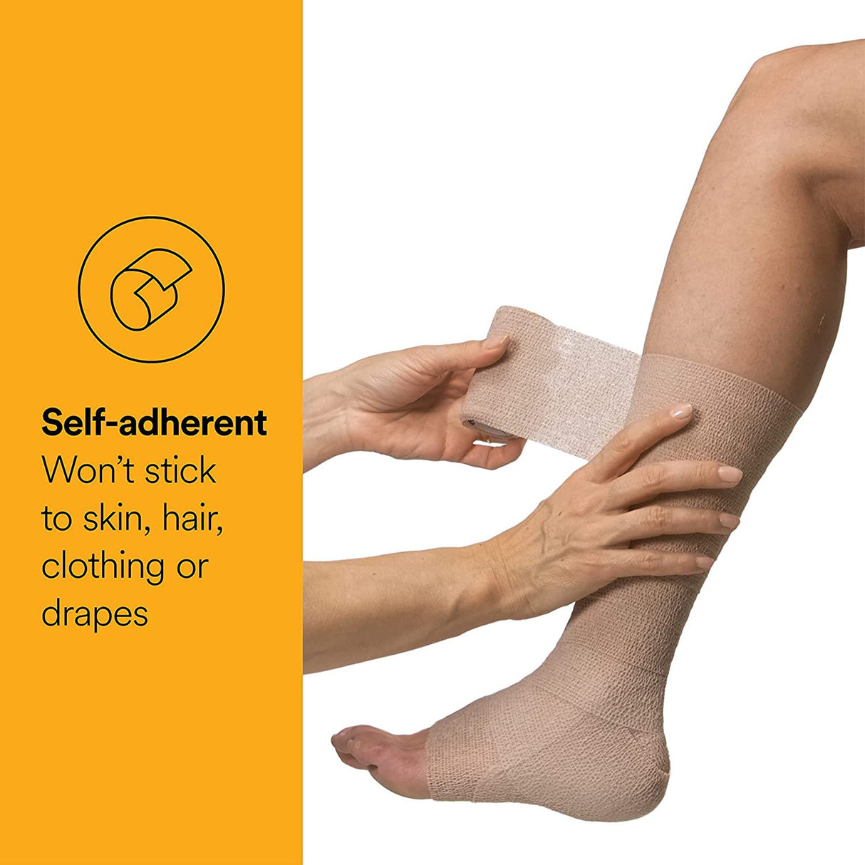Cohesive Bandage 3M™ Coban™ NL 2 Inch X 2 Yard Self-Adherent Closure Tan NonSterile Standard Compression - BeHope