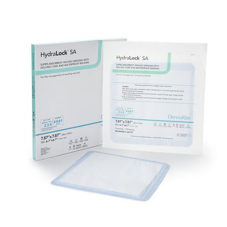 Super Absorbent Dressing HydraLock™ SA 7.87 X 7.87 Inch Square - BeHope