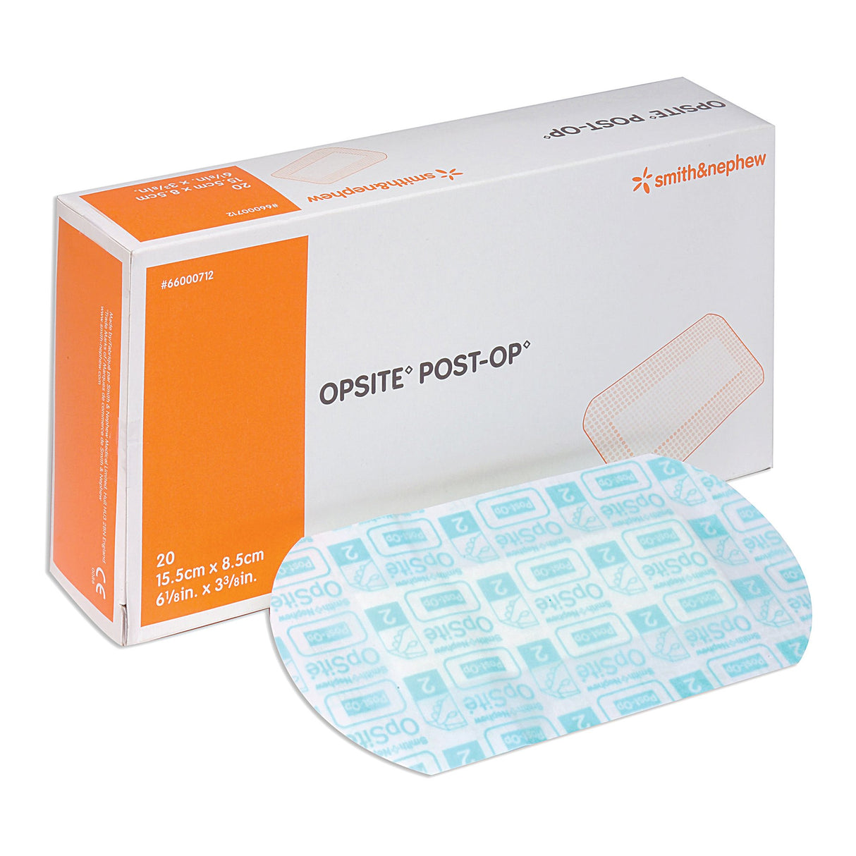 Transparent Film Dressing with Pad OpSite Post Op 3-3/8 X 6-1/8 Inch 3 Tab Delivery Rectangle Sterile - BeHope