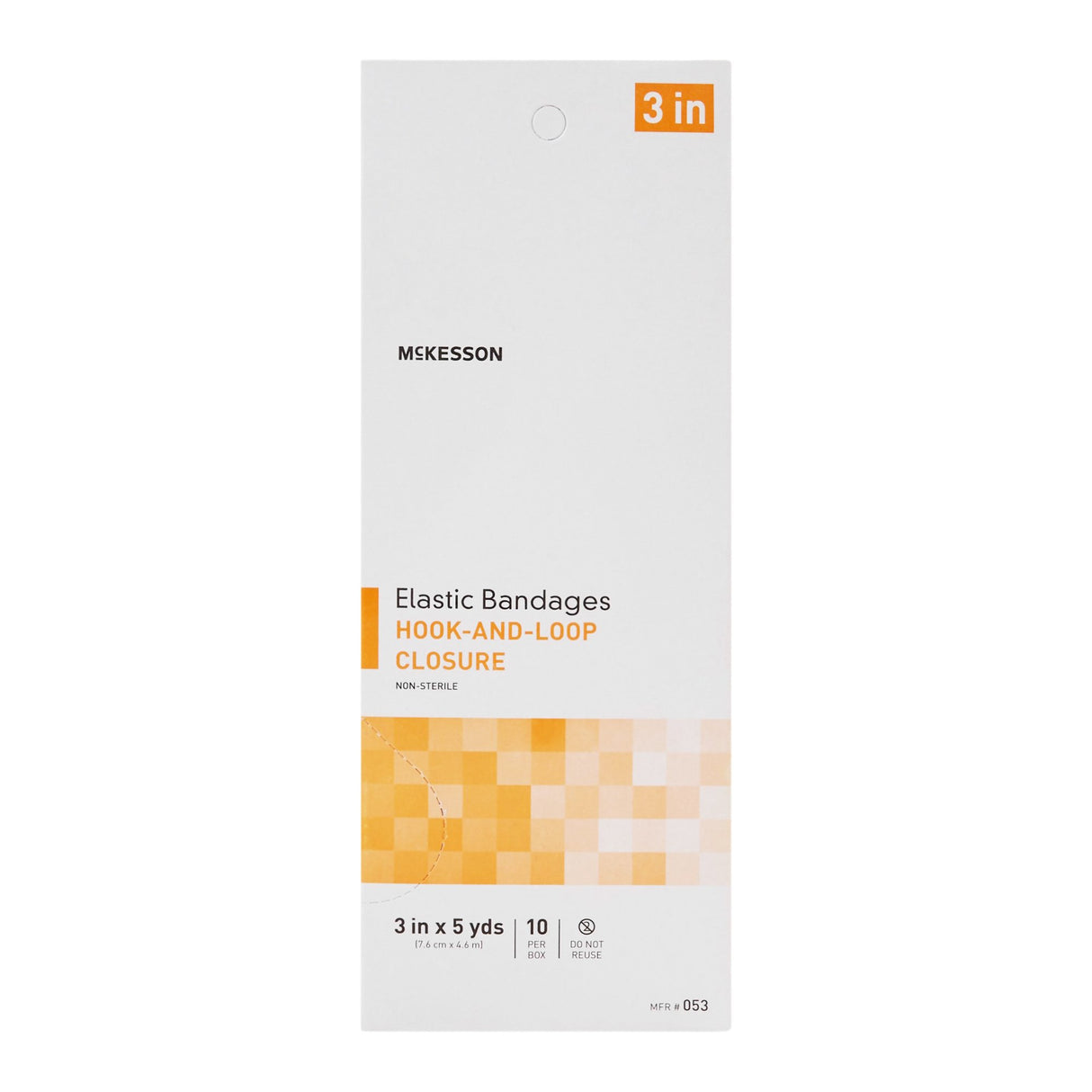 Elastic Bandage Mckesson Single Hook Loop Closure Nonsterile Compression Support - BeHope