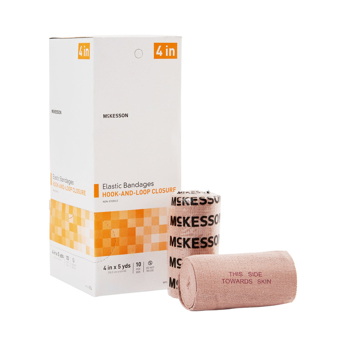 Elastic Bandage Mckesson Single Hook Loop Closure Nonsterile Compression Support - BeHope