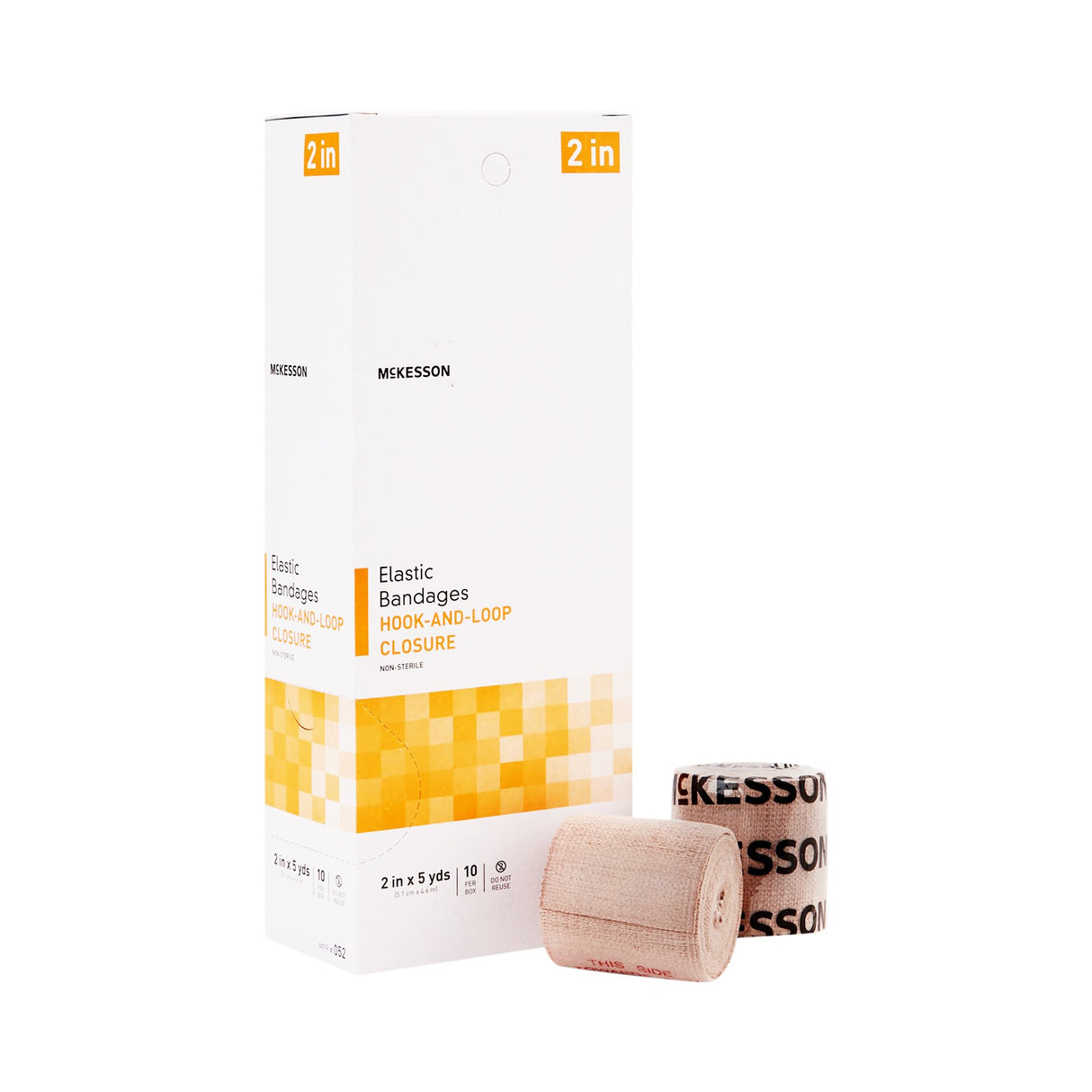 Elastic Bandage Mckesson Single Hook Loop Closure Nonsterile Compression Support - BeHope