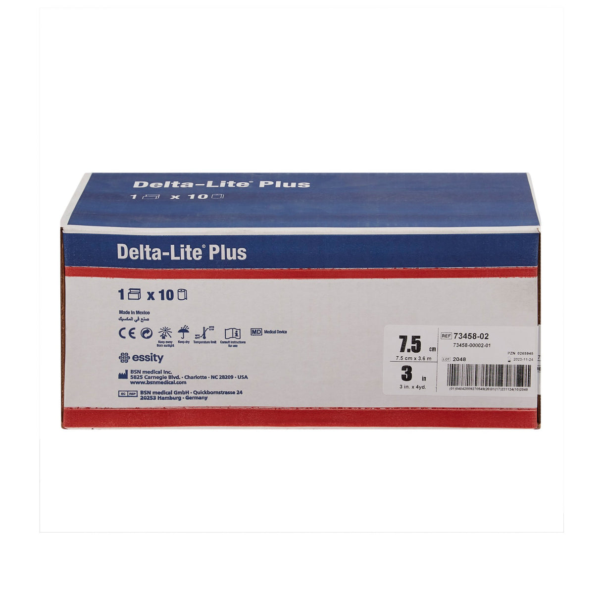 Cast Tape Delta-Lite® Plus 3 Inch X 12 Foot Fiberglass / Resin White - BeHope