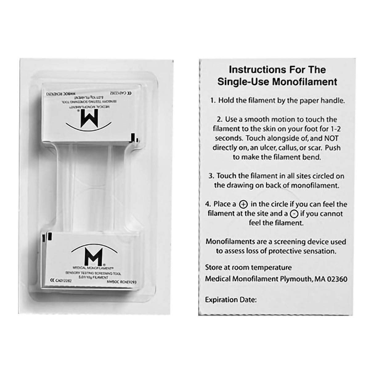 Single-Use Monofilament Sensory Test for Precise Sensitivity - BeHope
