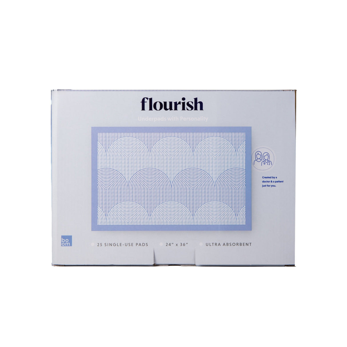 Disposable Underpad Flourish 24 X 36 Inch Fluff Light Absorbency - BeHope