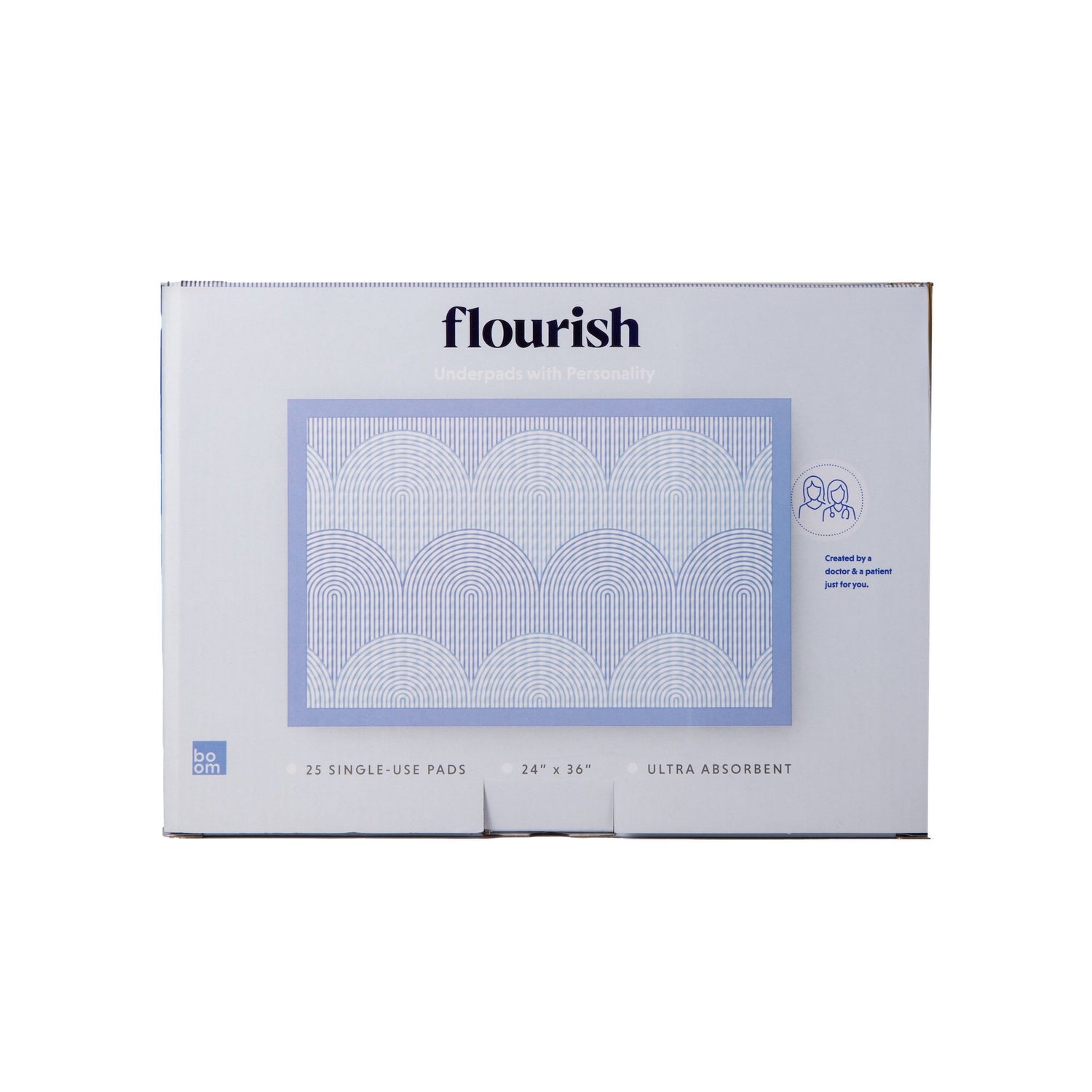 Disposable Underpad Flourish 24 X 36 Inch Fluff Light Absorbency - BeHope