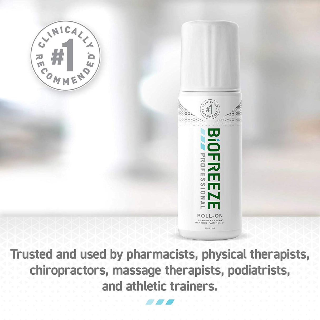 Topical Pain Relief Biofreeze® Professional 5% Strength Menthol Topical Gel 3 oz. - BeHope