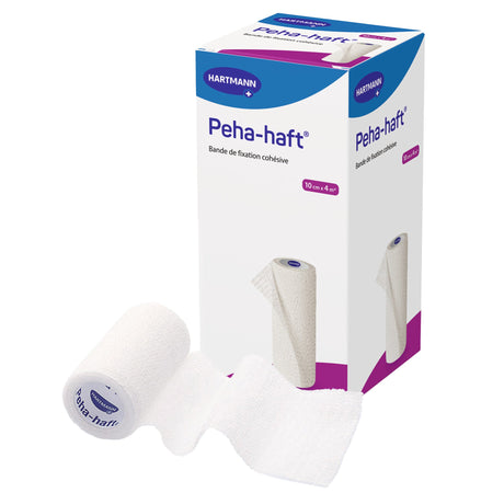 Absorbent Cohesive Bandage Peha-haft® 4 Inch X 4-1/2 Yard Self-Adherent Closure White NonSterile Standard Compression - BeHope
