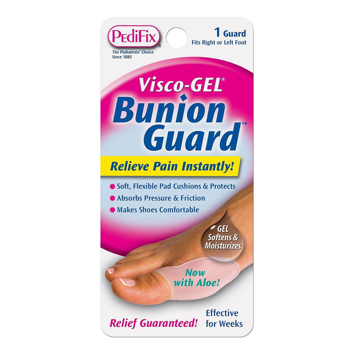 Bunion Protector Visco-GEL® Hallux Bunion Guard™ One Size Fits Most Without Fastening Foot - BeHope