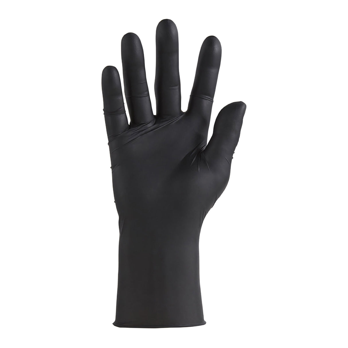 Exam Glove CareStock X-Large NonSterile Nitrile Standard Cuff Length Fully Textured Black Not Rated - BeHope
