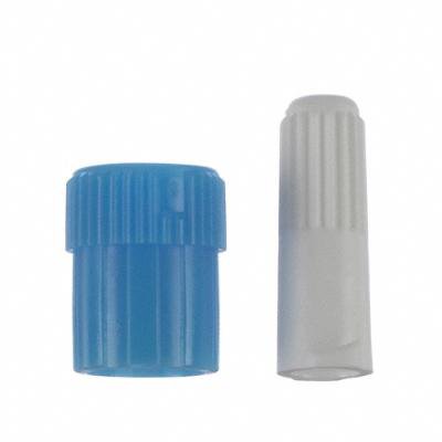 Luer Lock Caps Blue Male / White Female - BeHope