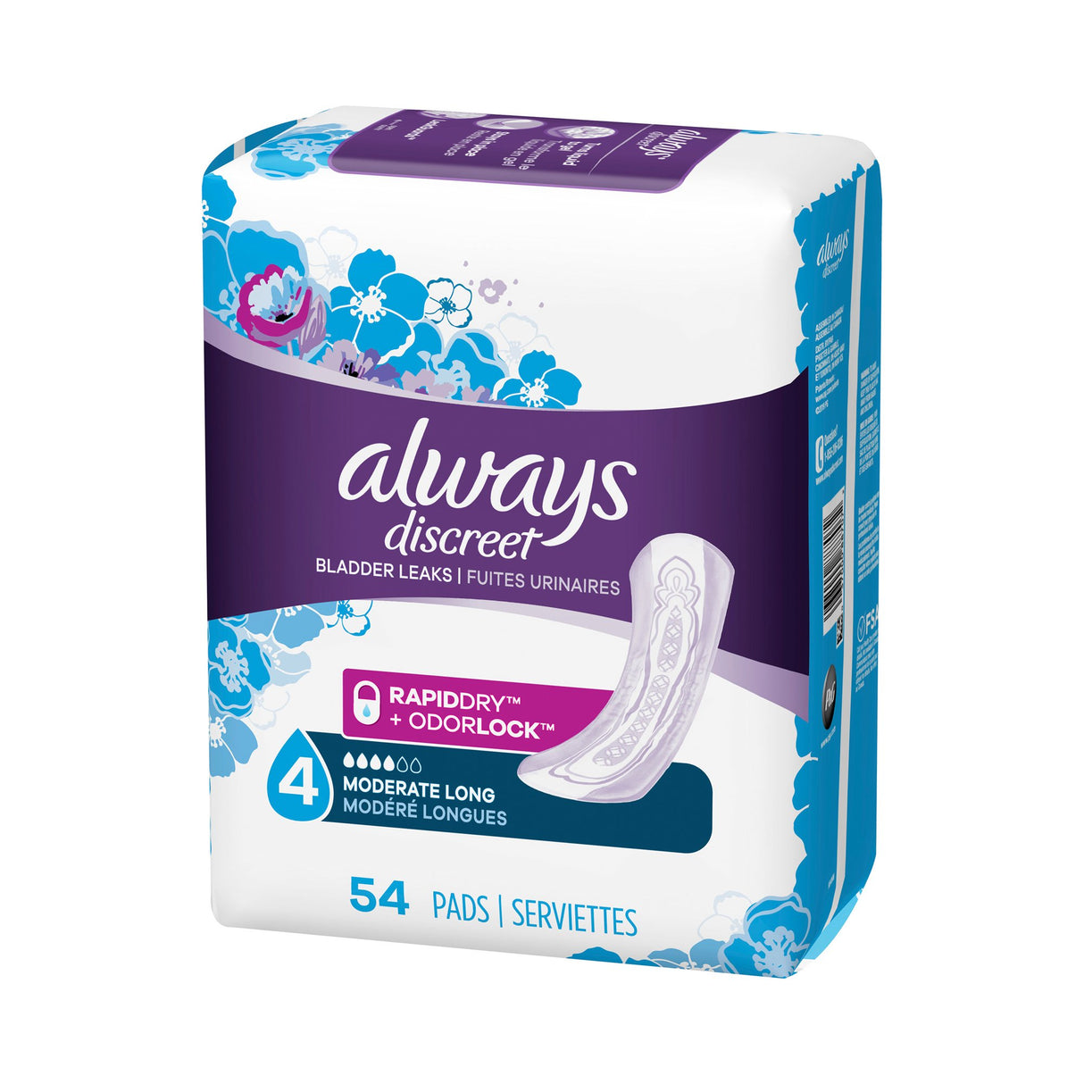 Bladder Control Pad Always® Discreet with OdorLock Technology - BeHope
