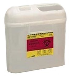 Sharps Container BD™ Pearl Base 11-7/10 H X 11-3/5 W X 4-1/2 D Inch Horizontal Entry 1.35 Gallon - BeHope