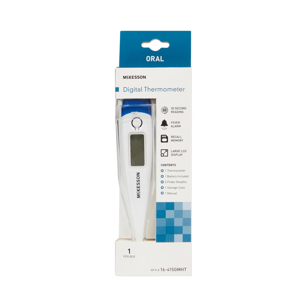 Digital Stick Thermometer McKesson Oral Probe Handheld - BeHope