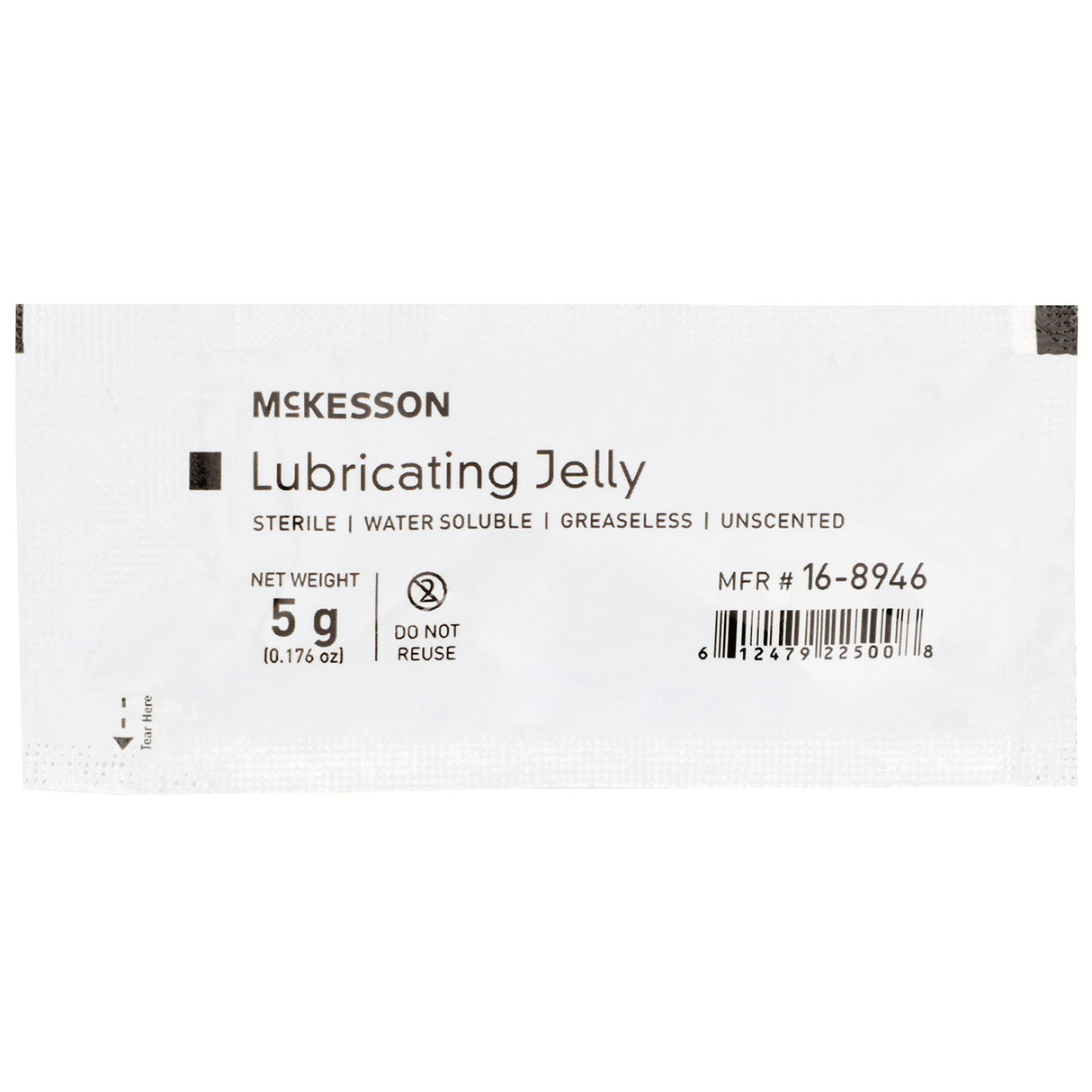 Lubricating Jelly McKesson 5 Gram Individual Packet Sterile - BeHope