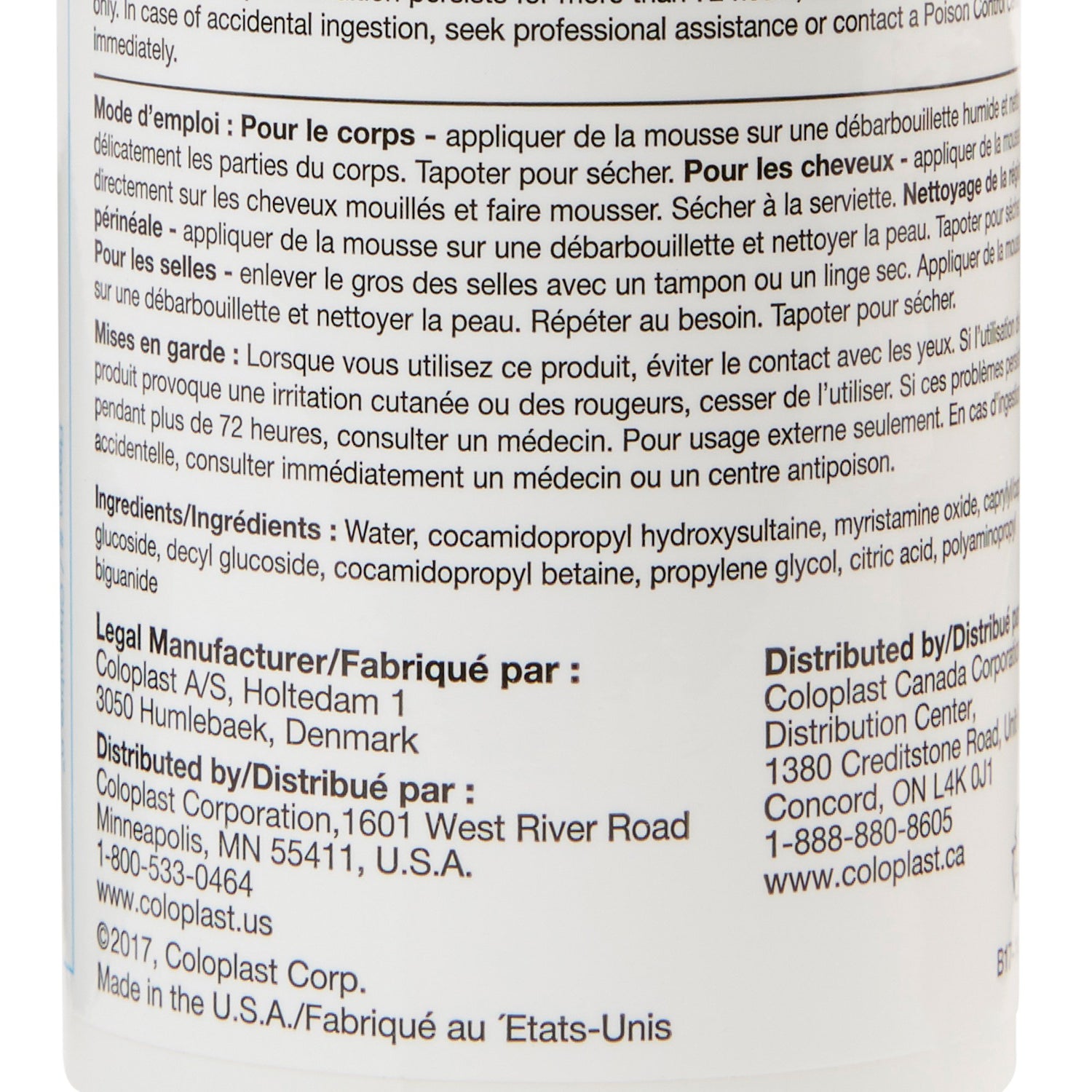 Rinse-Free Shampoo and Body Wash Bedside-Care® 8.1 oz. Pump Bottle Unscented - BeHope