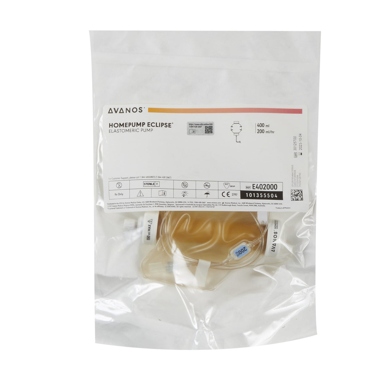 Elastomeric Pump Homepump Eclipse* for Accurate Medication Delivery - BeHope
